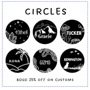 Custom Pet ID Tag, Personalized Dog Tag, Cat ID Tag, Pet Identification, Dogtag, Pet Name Tags, Puppy Collar Accessory