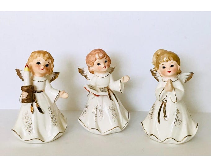 Musiciens Putti - Figurines en porcelaine - Décoration de Collections d'art
