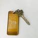 Raleigh NC Hotel Key & Fob #329 North Carolina USA Vintage Original Gold Plastic image 2