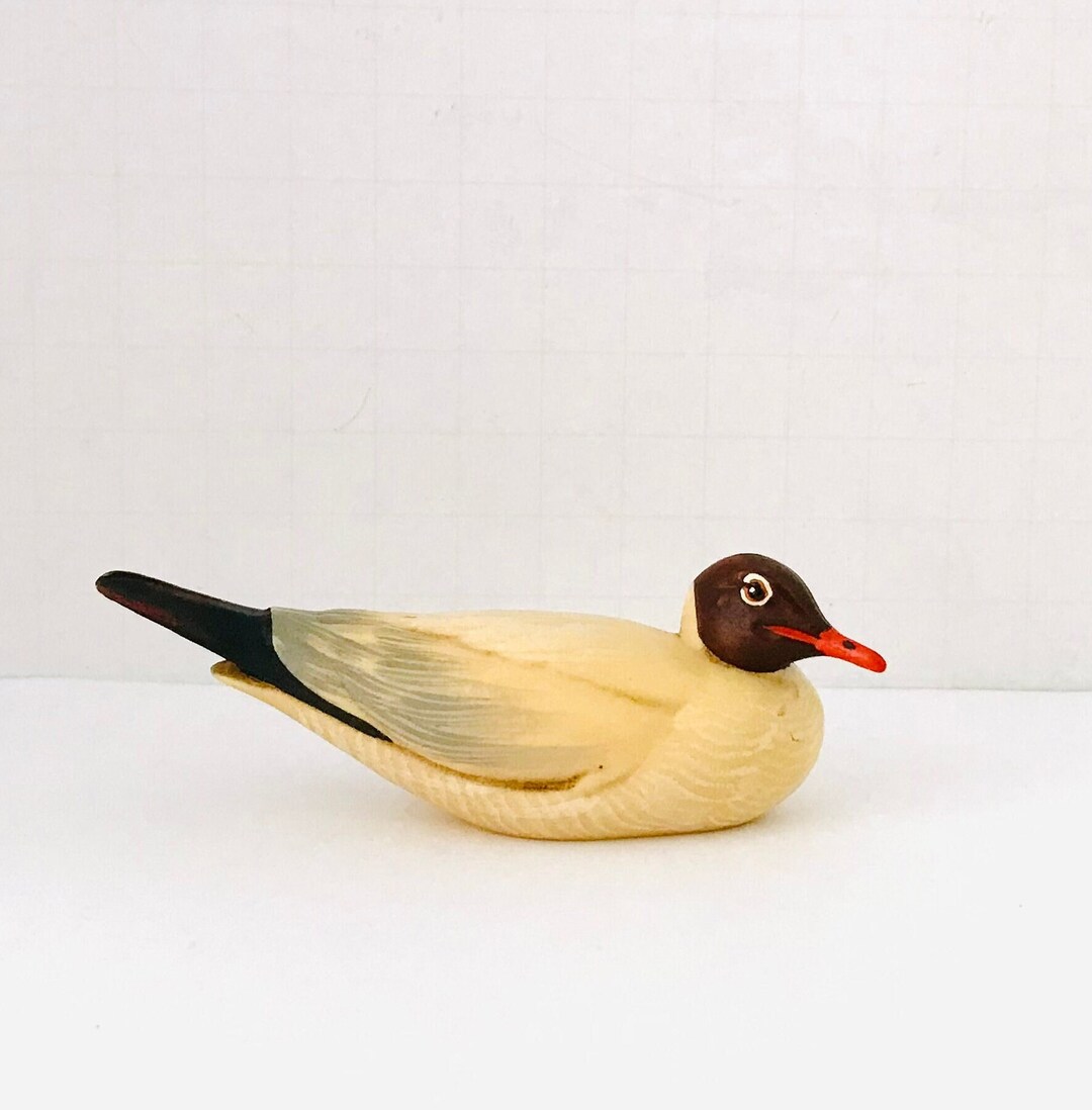 Vintage ANRI Wildlife Collection Black Headed Gull H. Diller Etsy
