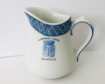 Antique Normandy Hotel Miniature Cream Pitcher Limoges France