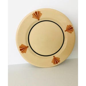 1947 Art Deco Anasazi Pattern Bread Butter Plate Syracuse Adobe Ware China Restaurant Ware Diner Hotel 5.25&quot;