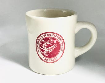 Tazza vintage Car Talk Radio NPR Show Inglese Latino Doppia faccia