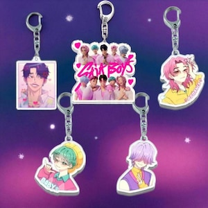 Kpop Demon Keychain, Saja boy&#39;s charm - Baby, Mystery Jinu, Romance, Abby