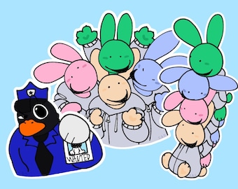 Animal hospital full size holographic stickers!
