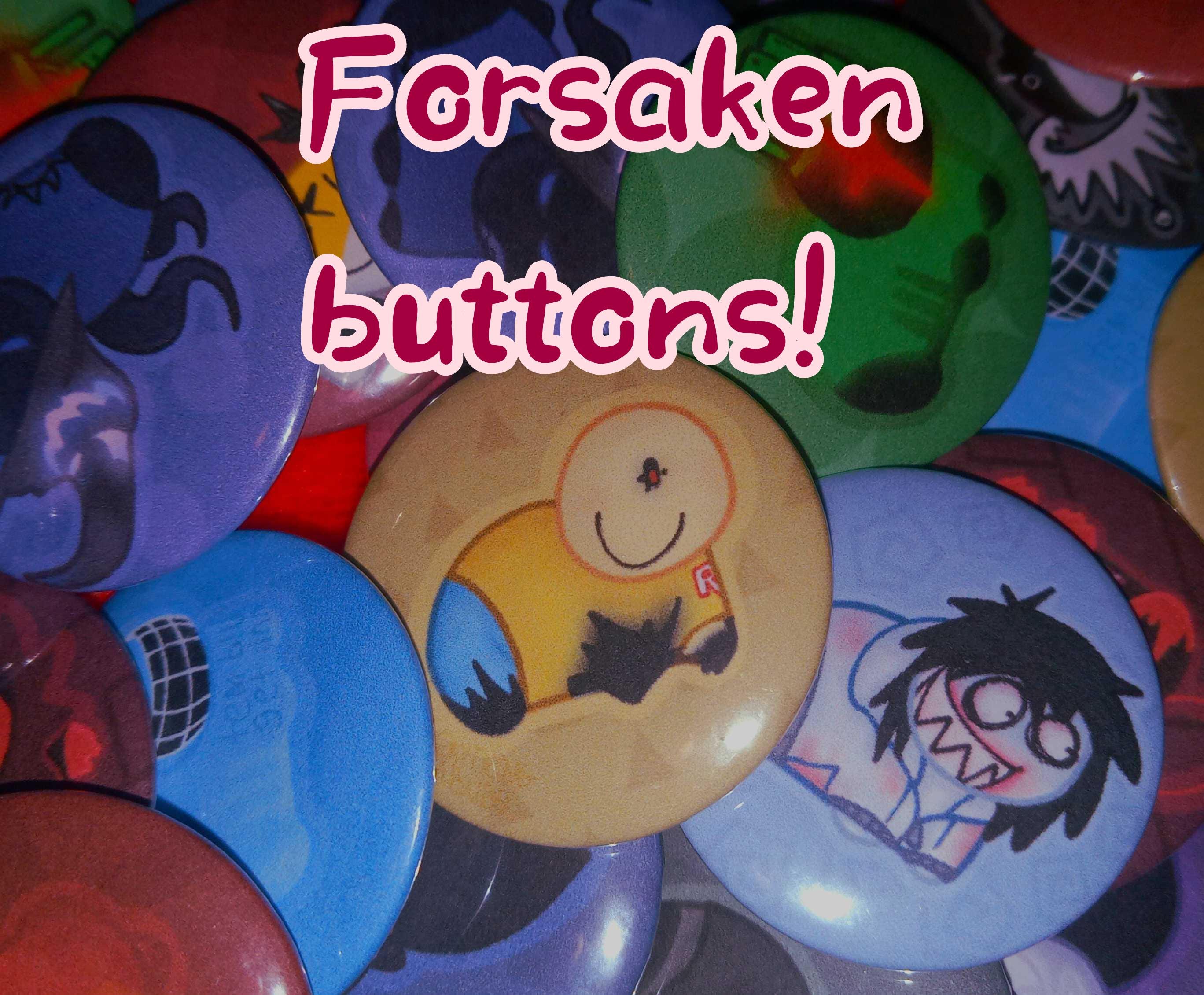 LAST RESTOCK* Roblox Forsaken Killer Plums 1.25 Pinback Buttons