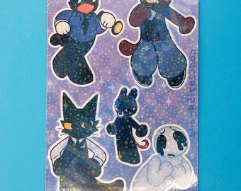 Animal hospital late crew 3.3 x 5.9 holographic sticker sheet!