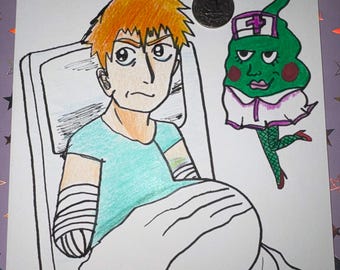Original Pregnant Amputee Reigen Art