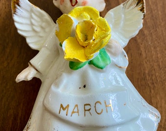 Vintage birthday Angel