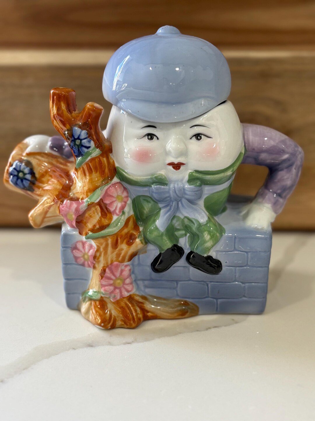 Vintage Humpty Dumpty Ceramic Tea Pot by Feitx for Decorative Purposes ...
