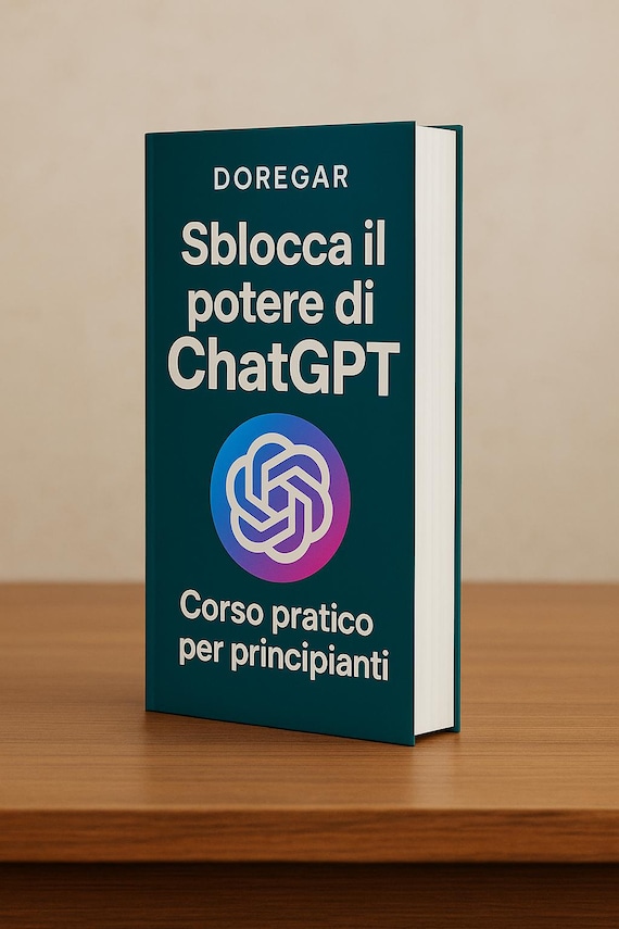 Sblocca il potere di ChatGPT – Corso pratico per principianti | Guida completa in italiano per usare l’Intelligenza Artificiale ogni giorno