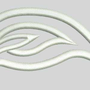 Elegant Abaya Embroidery Design: Leaf Swirl Pattern (Digital Download) DigitalFiles