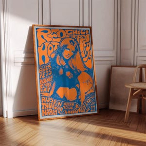 Red Hot Chili Peppers Poster | Concert Poster | Album Poster Print | Album Cover Poster | Rock Music Poster | Room Decor | Music Gift