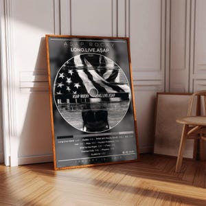 ASAP Rocky Poster Print | Long Live ASAP Poster | Album Poster Print | Album Cover Poster | Rap Poster | Room Decor | Music Gift