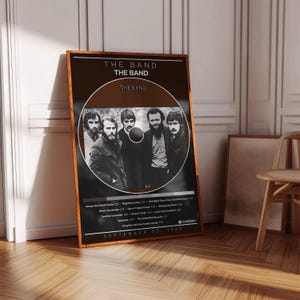 The Band Poster | The Band Print | Album Poster Print | Album Cover Poster | Rock Music Poster | Room Decor | Music Gift | Music Decor