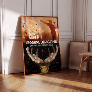 Imagine Dragons Poster | Concert Poster | Album Poster Print | Album Cover Poster | Pop Music Poster | Room Decor | Music Gift | Music Decor