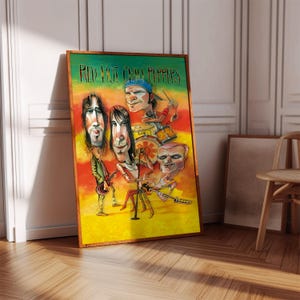 Red Hot Chili Peppers Poster | Concert Poster | Album Poster Print | Album Cover Poster | Rock Music Poster | Room Decor | Music Gift