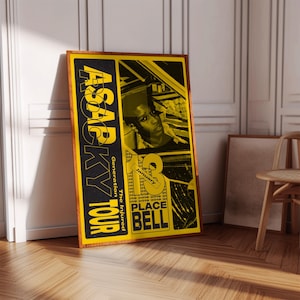 ASAP Rocky Poster Print | Concert Poster | Album Poster Print | Album Cover Poster | Rap Poster | Room Decor | Music Gift | Music Decor
