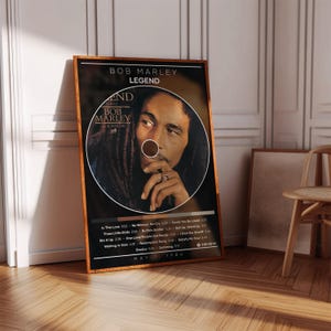 Bob Marley Poster | Legend Poster | Album Poster Print | Album Cover Poster | Reggae Poster | Room Decor | Music Gift | Music Decor