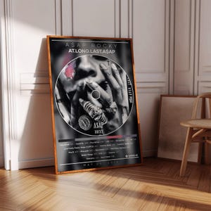 ASAP Rocky Poster Print | At Long Last ASAP Poster | Album Poster Print | Album Cover Poster | Rap Poster | Room Decor | Music Gift