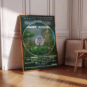 Imagine Dragons Poster | Origins Poster | Album Poster Print | Album Cover Poster | Pop Music Poster | Room Decor | Music Gift | Music Decor