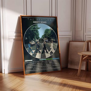 The Beatles Poster | Abbey Road Poster | Album Poster Print | Album Cover Poster | Rock Music Poster | Room Decor | Music Gift | Music Decor