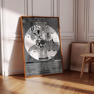 The Beatles Poster | Revolver Poster | Album Poster Print | Album Cover Poster | Rock Music Poster | Room Decor | Music Gift | Music Decor