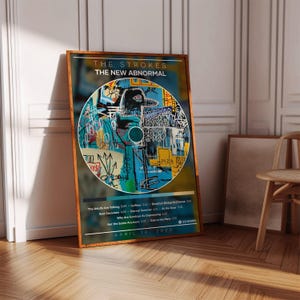 The Strokes Poster | The New Abnormal Poster | Album Poster Print | Album Cover Poster | Rock Music Poster | Room Decor | Music Gift