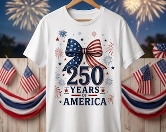 250th Anniversary Independence Day T-Shirt, USA 1776-2026 Patriotic Tee, July 4th Celebration Shirt, America 250 Gift