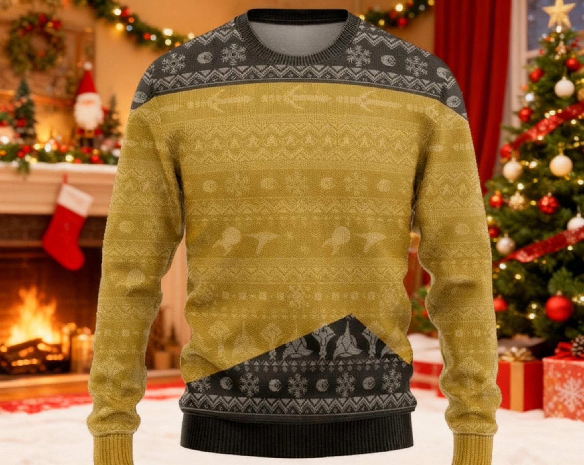 Holiday Sweaters Planet Gold Christmas Sweater 27 Best Ugly Christmas  Sweaters For The Holidays 2024