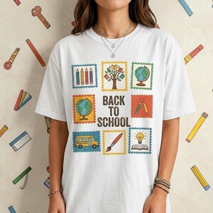 Comfort Colors® Teacher Life Shirt, Back to School Shirt, Team Elementary School Teacher Shirt, School Supply Shirt
