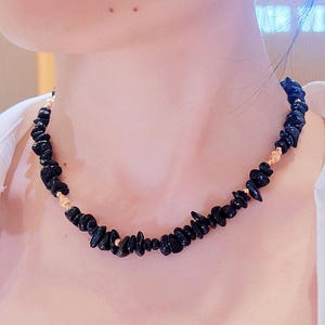 Blue GoldStone 18k Gold Plated Necklace, 18k Gold filled Dark Blue Gemstone Necklace, Blue Goldstone Pendant Necklace, Delicate Necklace