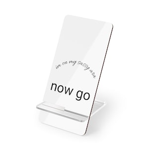 Sassy Phone Stand, Trendy Cell Holder for Smartphone, Quirky Desk Accessory, Fun Mobile Dock, Cool Gadget Stand Holder