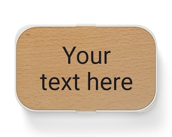 Personalized Bento Lunch Box - Eco-Friendly Meal Container, Customizable Lunch Storage, Perfect for School, Work, or Picnics