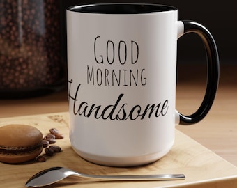 Belle tasse à café Good Morning, cadeau pour lui