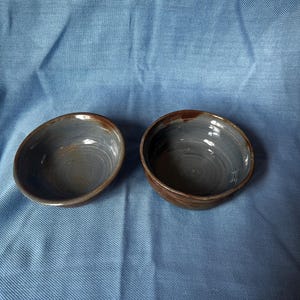 set of two handmade ceramic soup bowls