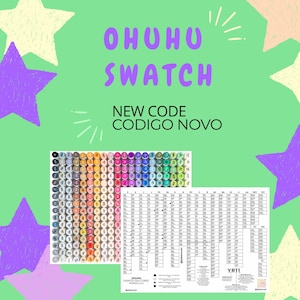 Ohuhu Marker Swatch Chart PDF | Old & New Color Codes | Printable Color Chart