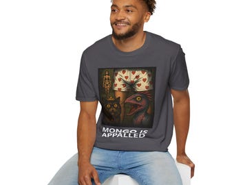 Dungeon Crawler Carl shirt, Mongo is Appalled, Carl Donut & Mongo, Funny shirt, LITRPG book lovers, fantasy apparel, affiliate, gift idea