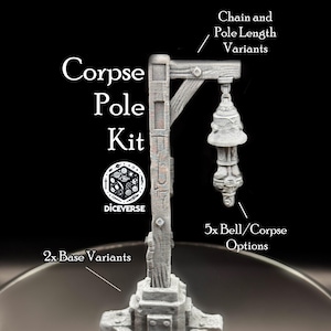 Corpse Pole Kit | Trench Crusade and Wargaming Terrain: Decoration