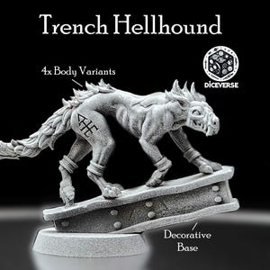 Hellhounds (x4) | Trench Proxy | Diceverse | Heretic Legion and Black Grail