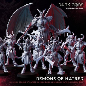 Demons of Hatred | Rage Daemon Troops and Prince from Dark Gods