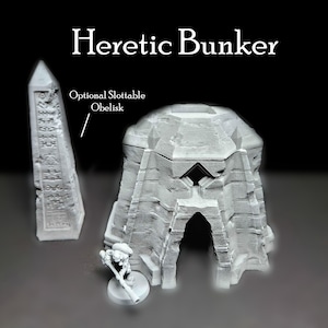 Heretical Bunker | Trench and Wargaming Terrain: Line of Sight Cover