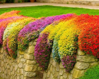 20000+ Creeping Thyme Seeds  Fast Spreading Ground Cover  Perennial Flowering Lawn  Non-GMO
