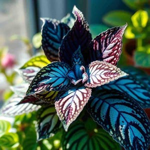 Garden Plant Seeds, 20 Rare Coleus Seeds, Blue Black Green Flowers, Lawn Plant, Unique Seeds for Garden