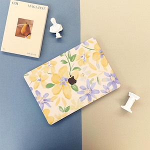 Flower Oil Painting MacBook Case for New 2025 M4 Air 15/13 Inch A3240 A3241 Laptop Cover for MacBook Pro 13 14 15 16 Inch 2024 M1 M2 M3 M4