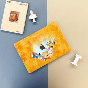 Cute Winnie The Pooh MacBook Case for New 2025 M4 Air 15/13 Inch A3240 A3241 Laptop Cover for MacBook Pro 13 14 15 16 Inch 2024 M1 M2 M3 M4