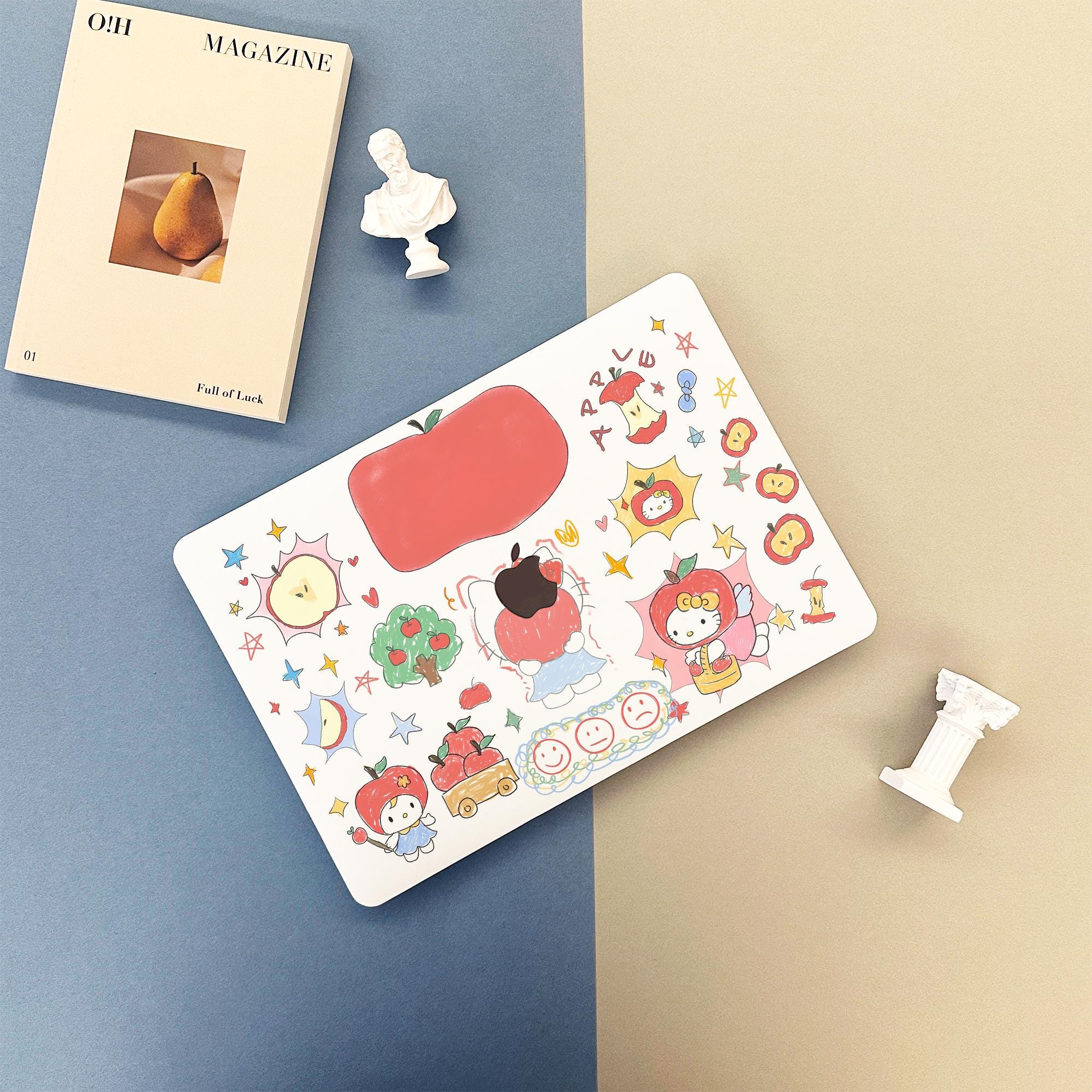 ハローキティ MACBOOK PROPケース　M1-M4 14inch Rubberized Hard Case hello kity Thin Slim KB Cover For New