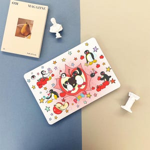 Cute Pingu Family MacBook Case for New 2025 M4 Air 15/13 Inch A3240 A3241 Laptop Cover for MacBook Pro 13 14 15 16 Inch 2024 M1 M2 M3 M4