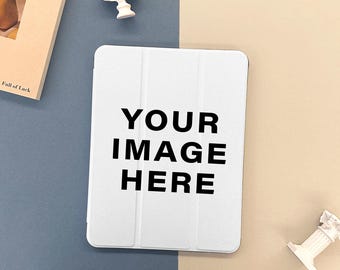 Custom Photo iPad Case, iPad Cover with Pencil Holder for 2025 Air 7/6/5/4th 13" 11" iPad 11/10/9/8 Gen A16 iPad Pro 12.9 inch Mini 6/7