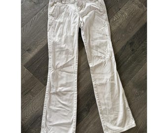 エアロポステール レディース カーキ ローライズパンツ サイズ0 ヴィンテージ